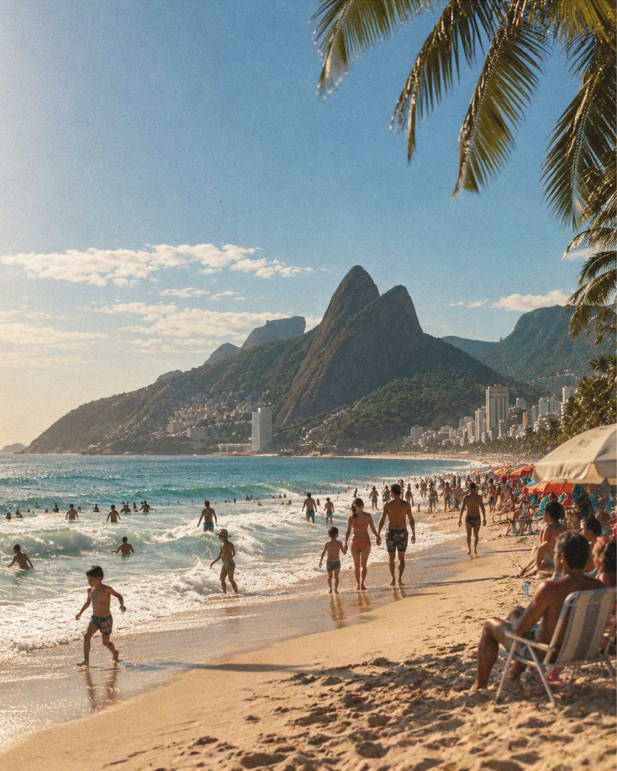 Protetor solar, bronzeador e peças de praia sobre a areia